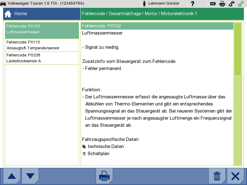 Omsleuteling Foutcode en tekst