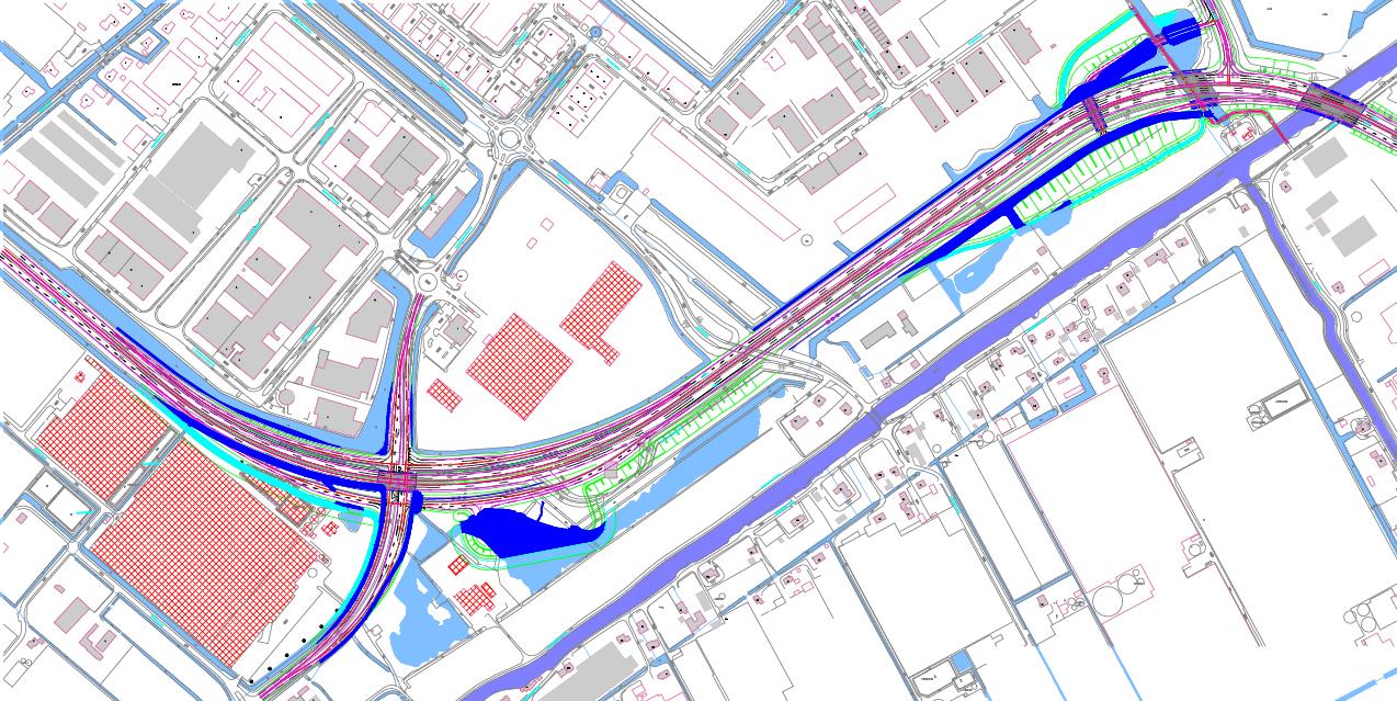 Bestemmingsplan Door de verbreding van de N211 en de verplaatsing van het tankstation wordt in totaal 16.200 m2 wateroppervlak gedempt.