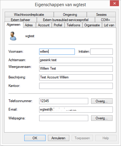 2. Data van csv-bestand naar AD AD