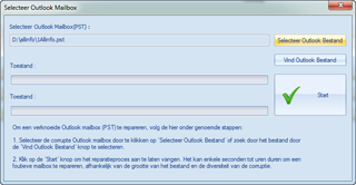 Repareren van PST Bestanden Als u de locatie van PST bestanden kent, kunt u de situeren direct opgeven en beginnen met het repareren van e-mails uit dat bestand.