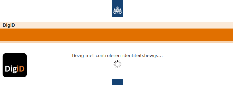 Controle van het identiteitsbewijs GERRIT Podium demo: