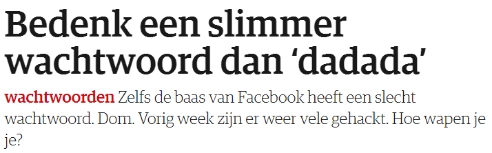 Voorwoord Bron: Trouw.nl, 13 augustus 2015 Bron: Algemeen Dagblad, 9 mei 2016 Bron: Telegraaf.nl, 25 oktober 2015 Bron: De Volkskrant, 12 augustus 2015 Bron: NRC, 19 september 2015 Bron: NRC.