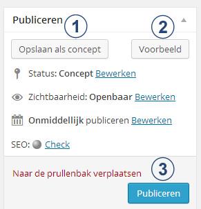 8.2.4 Delen De Delen module staat helemaal onderaan het scherm als je de Jetpack Plugin hebt geïnstalleerd. Heb je deze nog niet geïnstalleerd?