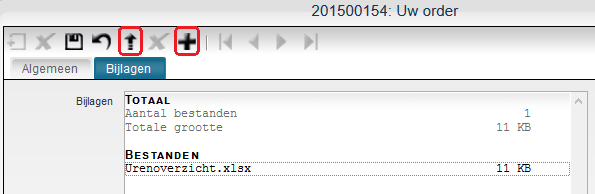 Toevoegen van bijlagen aan verkooporders Bij het verzenden van verkoopfacturen via mail kunnen extra bijlagen worden toegevoegd.
