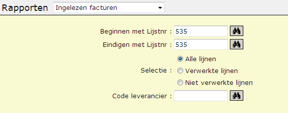 Druk op De documenten met OK zullen eveneens worden weggeschreven in het documentenbeheer. Aankoopfactuur is dan ook raadpleegbaar vanop het dossier.