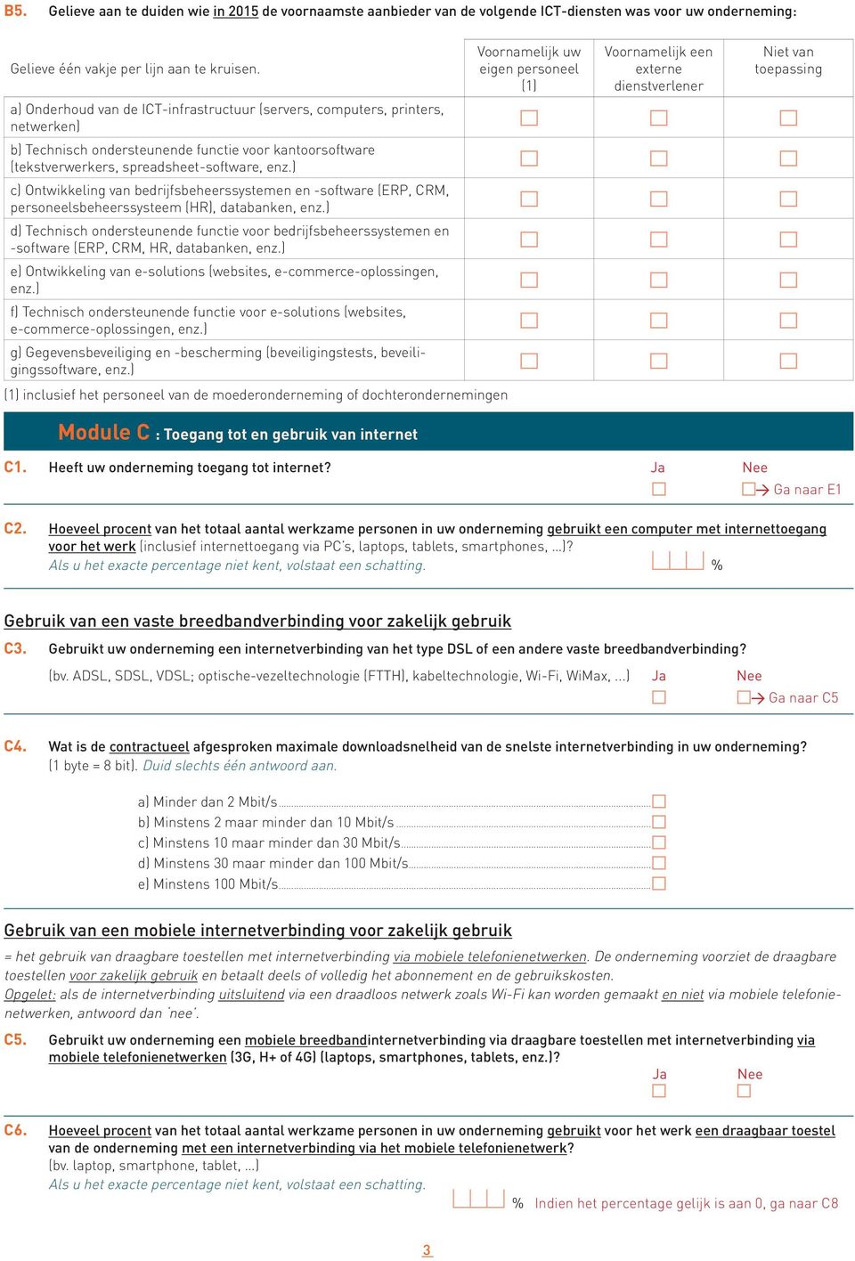 ) c) Ontwikkeling van bedrijfsbeheerssystemen en -software (ERP, CRM, personeelsbeheerssysteem (HR), databanken, enz.