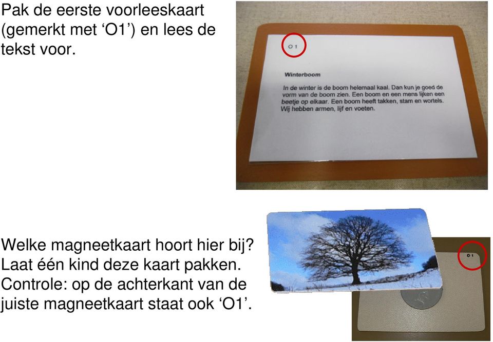 Welke magneetkaart hoort hier bij?