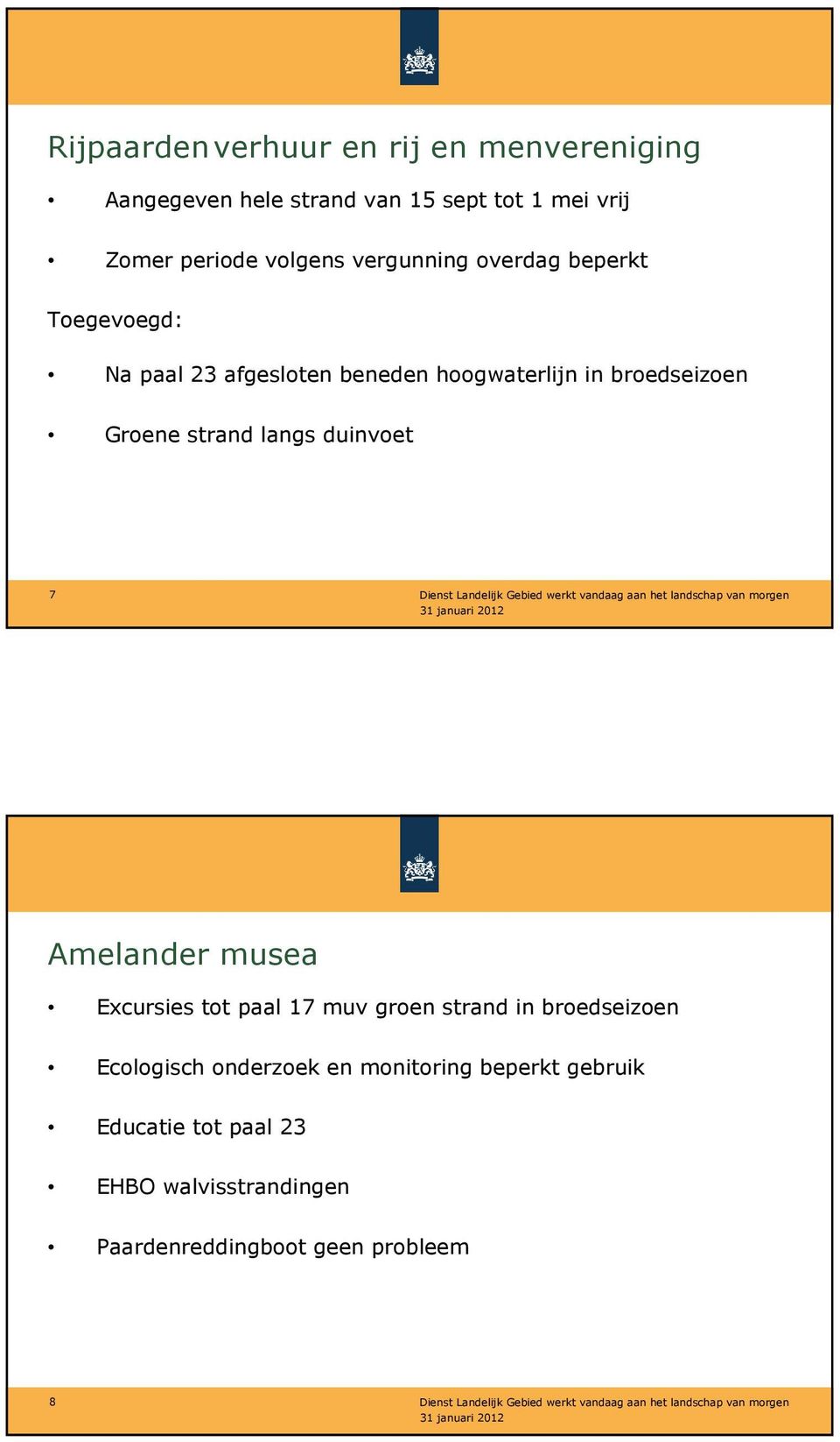 Groene strand langs duinvoet 7 Amelander musea Excursies tot paal 17 muv groen strand in broedseizoen