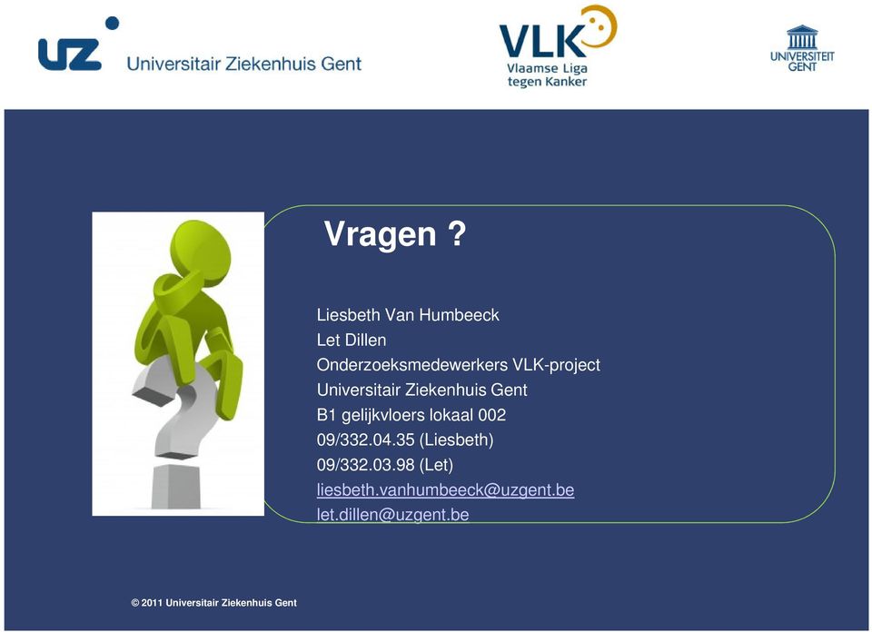 VLK-project Universitair Ziekenhuis Gent B1 gelijkvloers