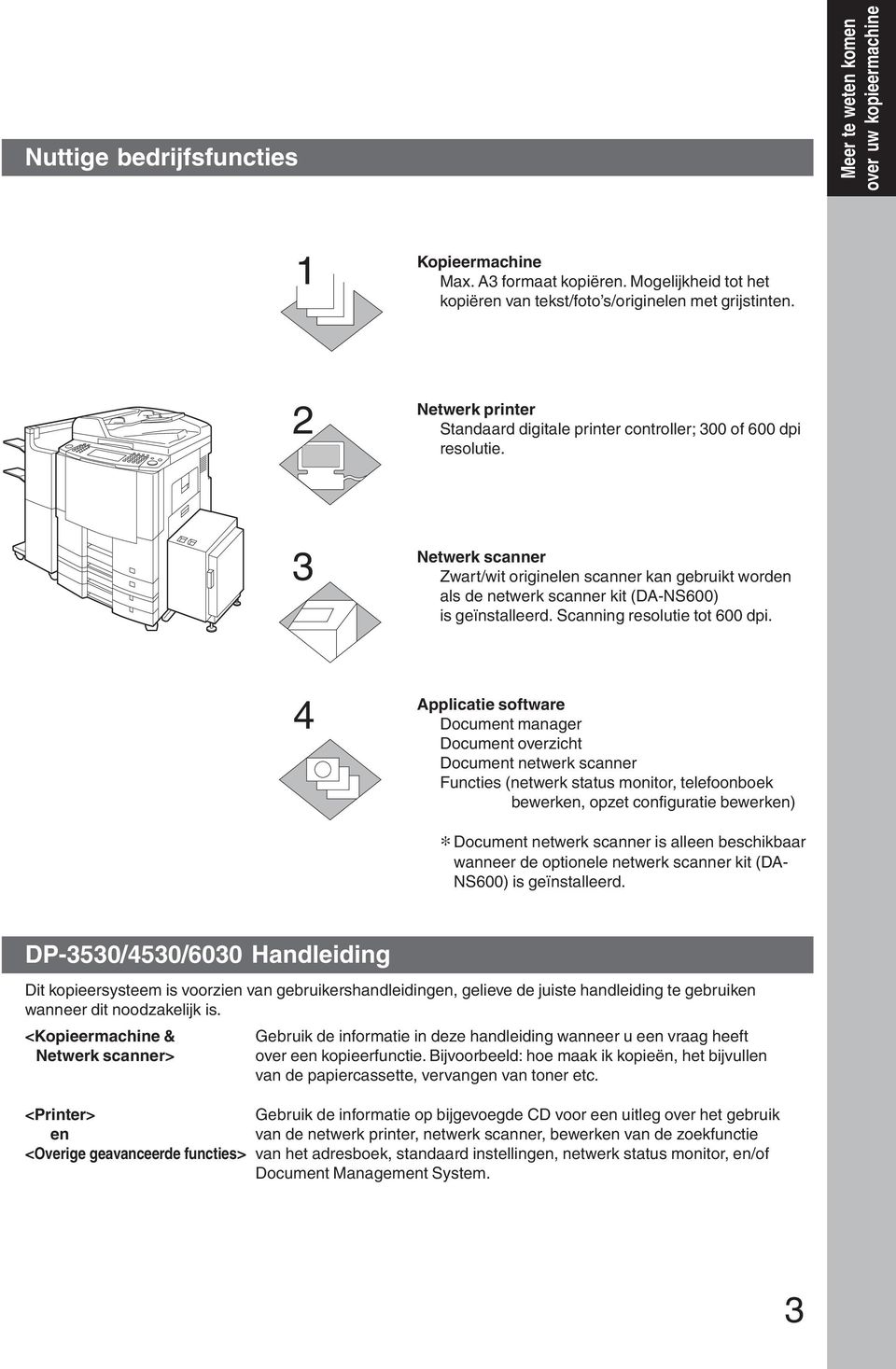 Scanning resolutie tot 600 dpi.