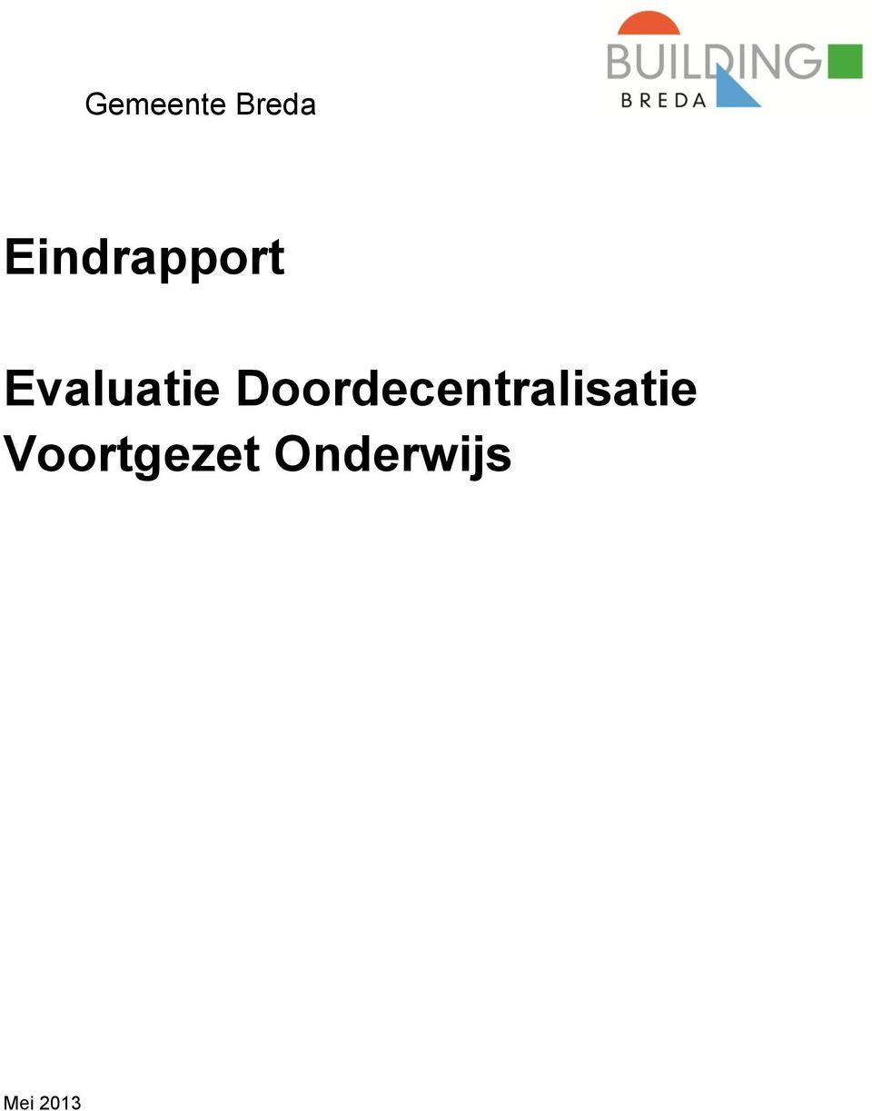 Doordecentralisatie