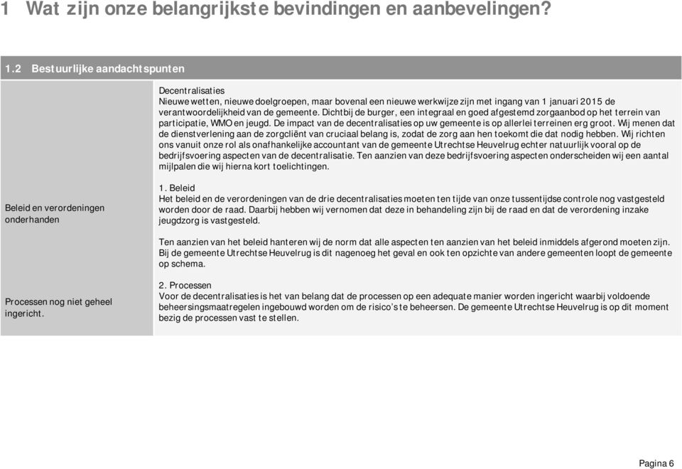 Dichtbij de burger, een integraal en goed afgestemd zorgaanbod op het terrein van participatie, WMO en jeugd. De impact van de decentralisaties op uw gemeente is op allerlei terreinen erg groot.