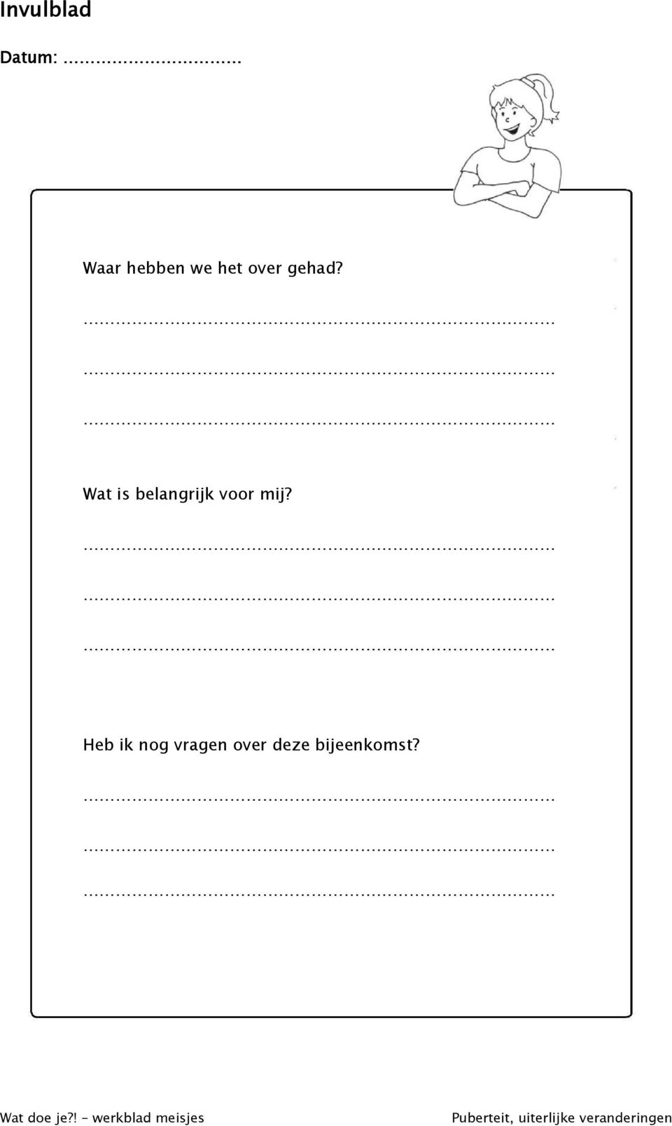 Wat is belangrijk voor mij?