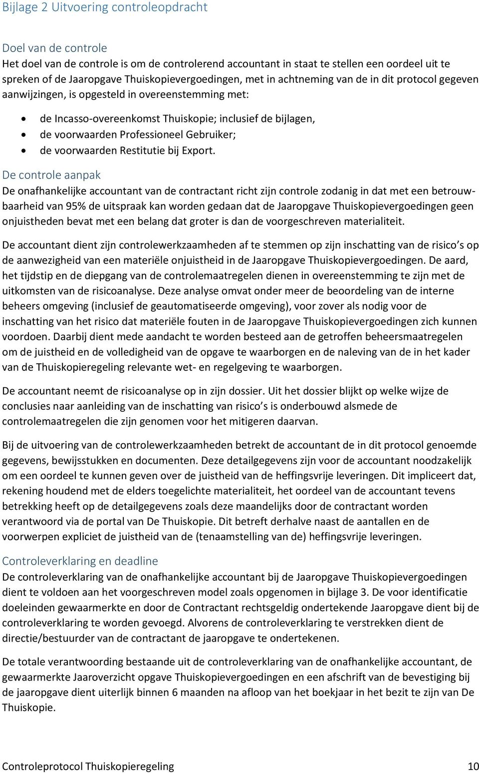 Professioneel Gebruiker; de voorwaarden Restitutie bij Export.