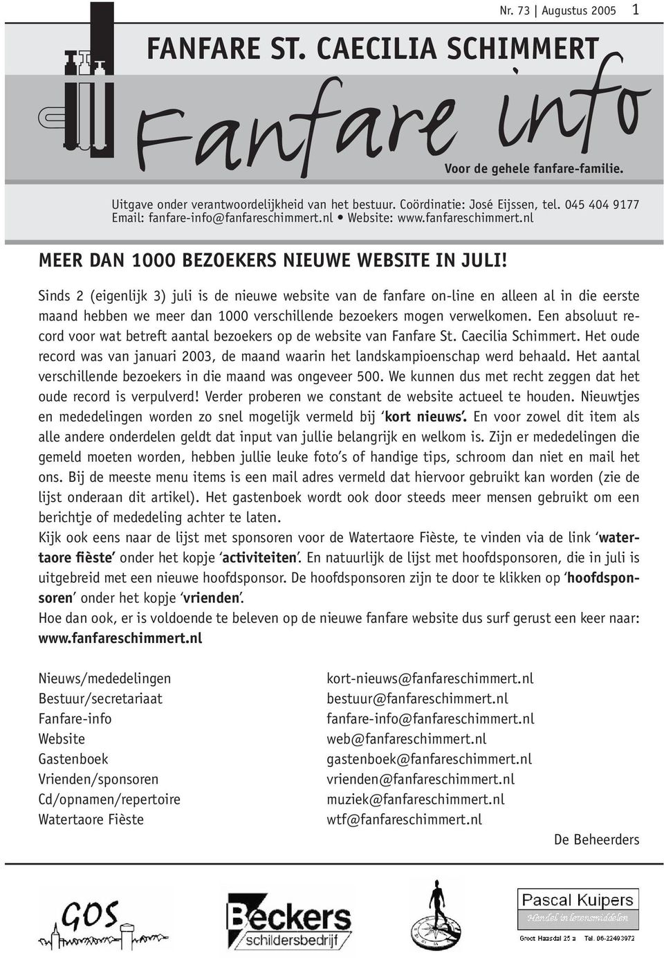 nl Website: www.fanfareschimmert.