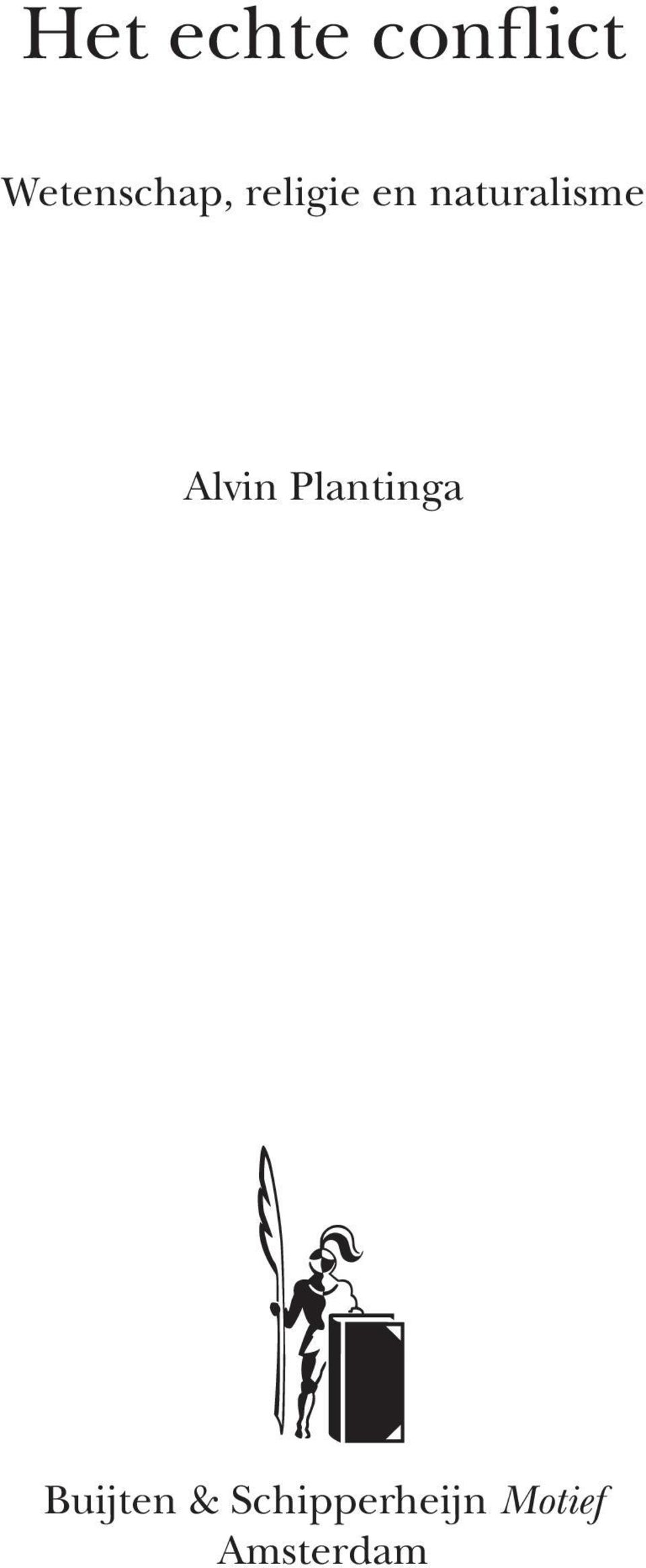 naturalisme Alvin Plantinga