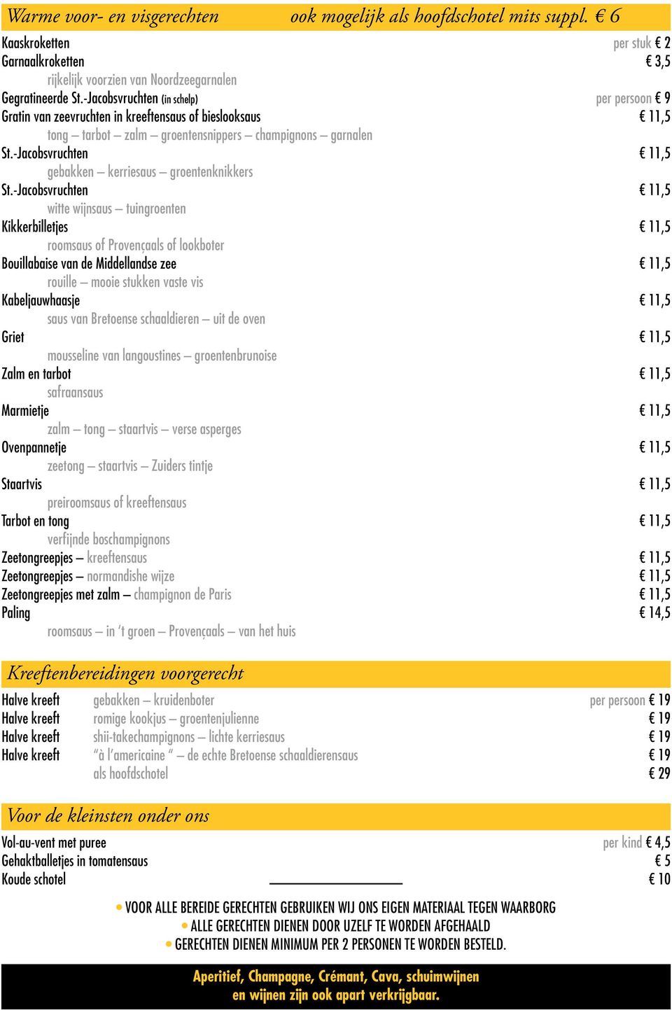 -Jacobsvruchten 11,5 gebakken kerriesaus groentenknikkers St.