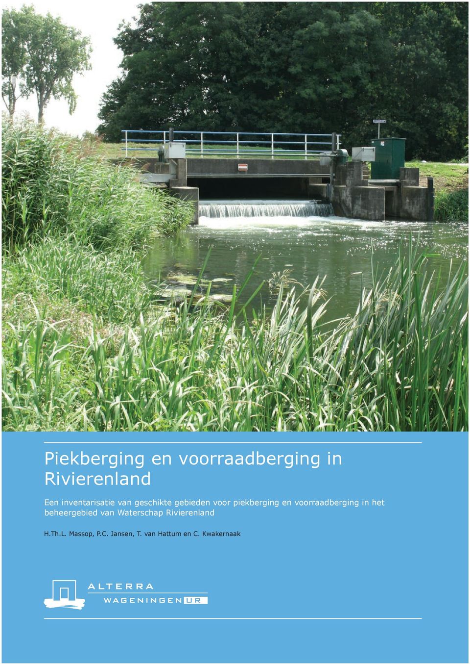 voorraadberging in het beheergebied van Waterschap