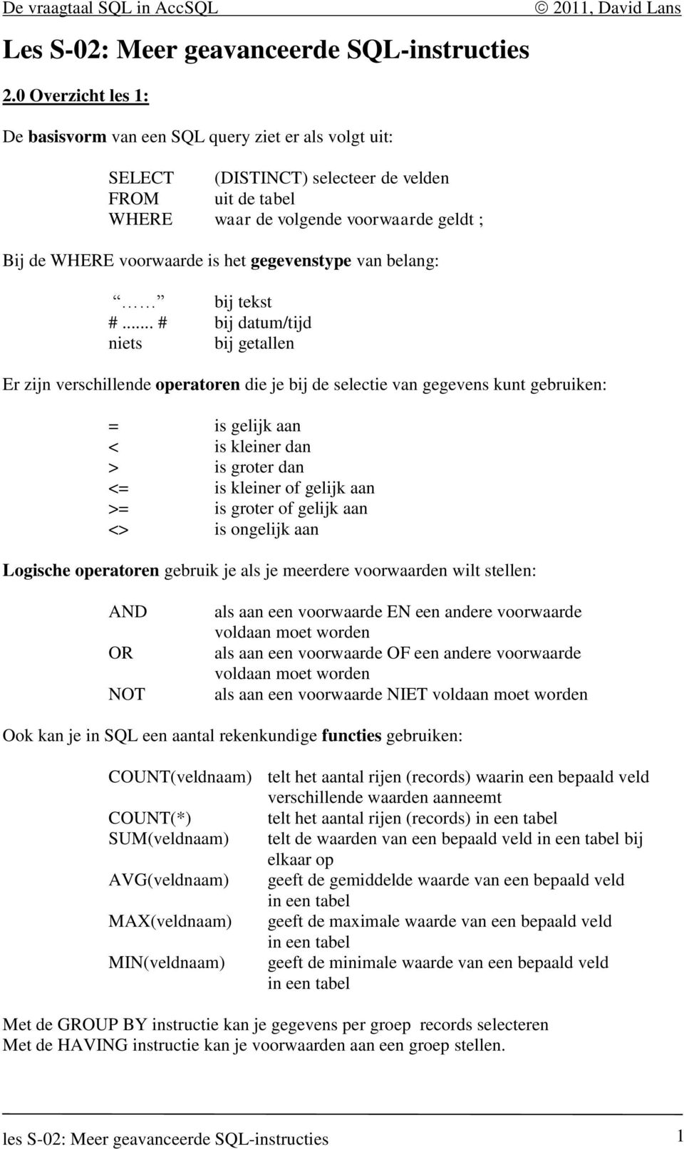 belang: bij tekst #.