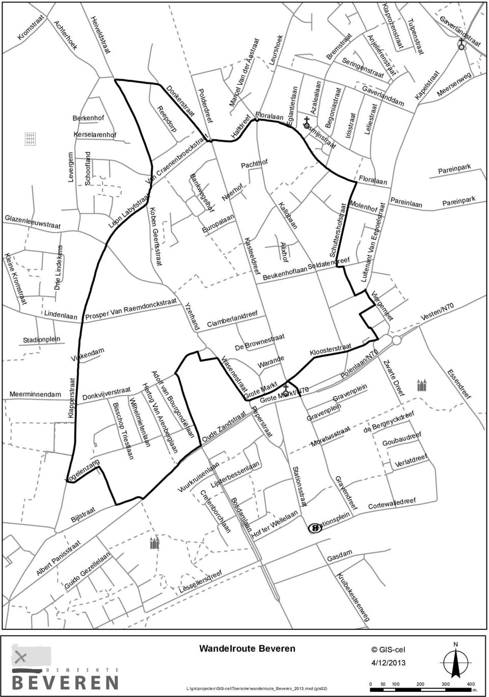 Jasmijnstraat Bremstraat Begoniastraat Irisstraat Schuttershofstraat Soldatendreef Seringenstraat Gaverlanddam Leliestraat Floralaan Molenhof Anjelierenstraat Luitenant Van Eepoelstraat Tulpenstraat