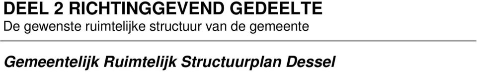 structuur van de gemeente