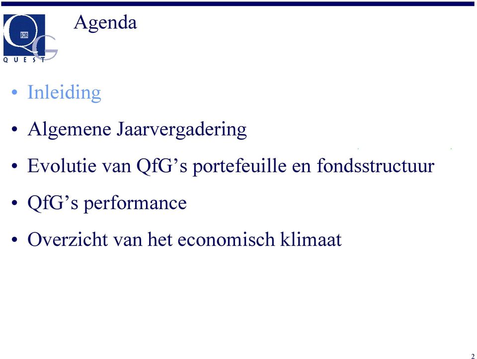 portefeuille en fondsstructuur QfG s