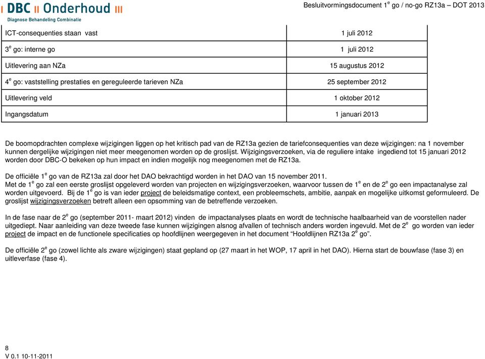 dergelijke wijzigingen niet meer meegenomen worden op de groslijst.