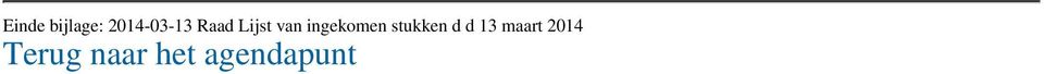 stukken d d 13 maart 2014