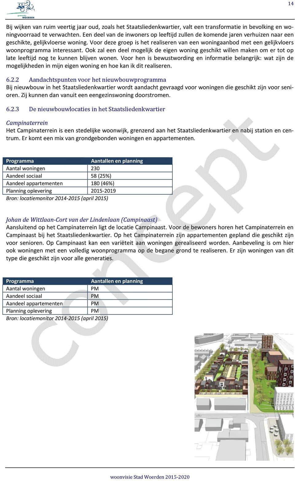 Voor deze groep is het realiseren van een woningaanbod met een gelijkvloers woonprogramma interessant.