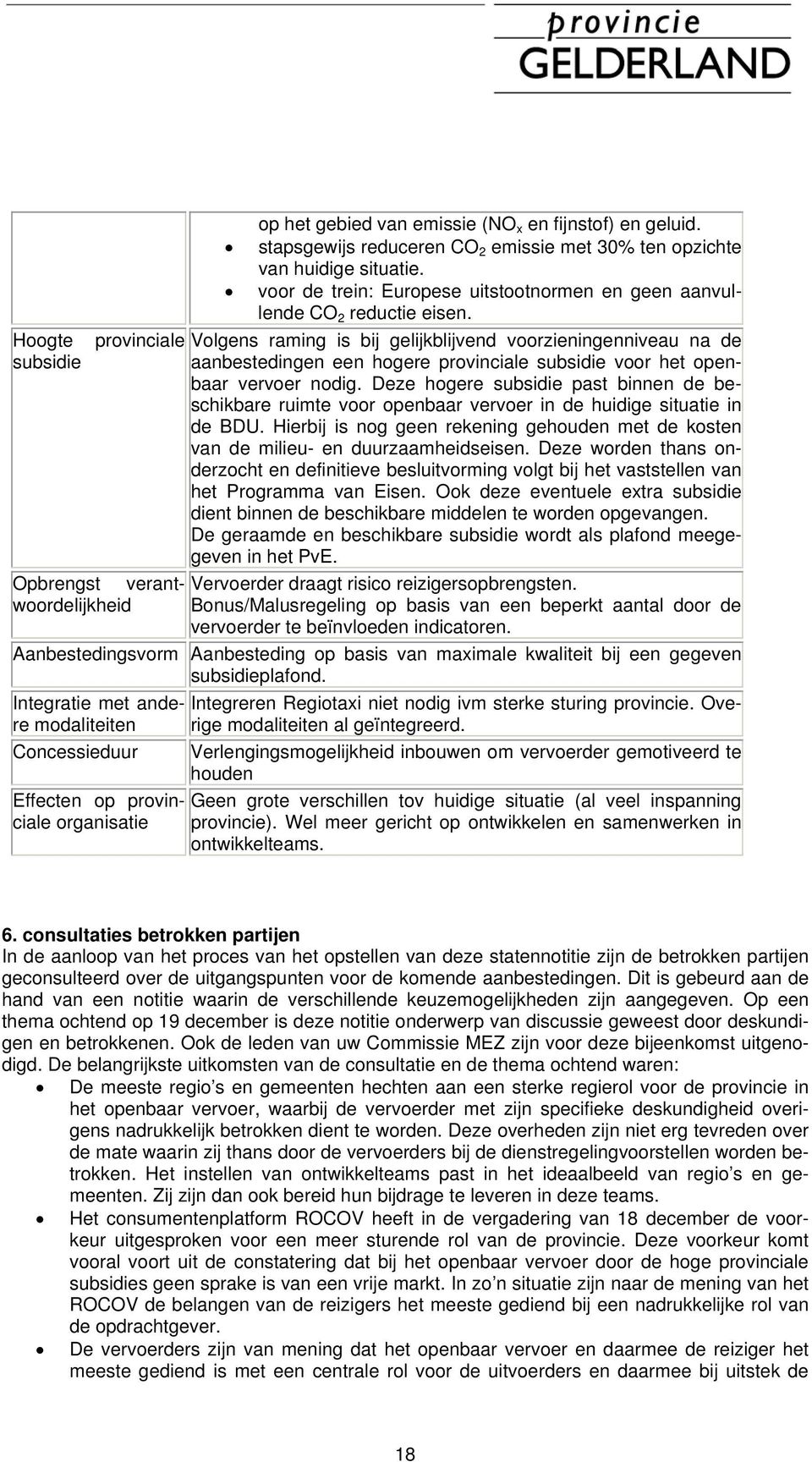 Hoogte provinciale Volgens raming is bij gelijkblijvend voorzieningenniveau na de subsidie aanbestedingen een hogere provinciale subsidie voor het openbaar vervoer nodig.