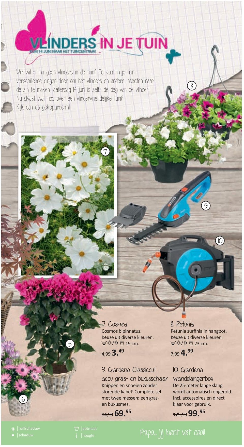 Petunia Petunia surfinia in hangpot. Keuze uit diverse kleuren. bf/g i23 cm. 7,99 4. 99 6 9. Gardena Classiccut accu gras- en buxusschaar Knippen en snoeien zonder storende kabel!