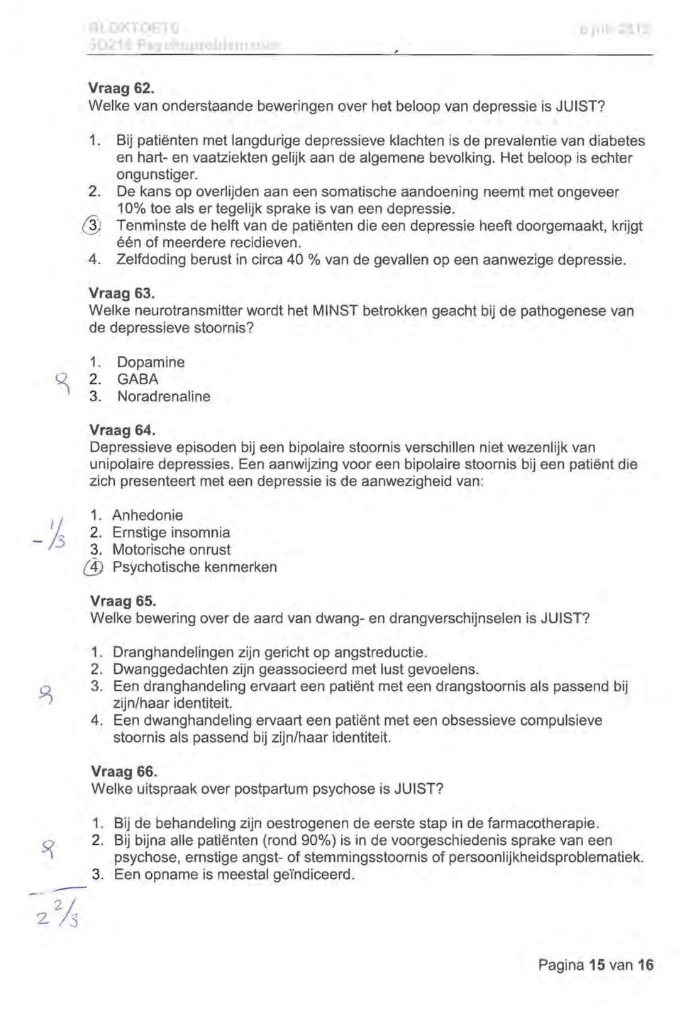 De kans op overlijden aan een somatische aandoening neemt met ongeveer 10% toe als er tegelijk sprake is van een depressie.