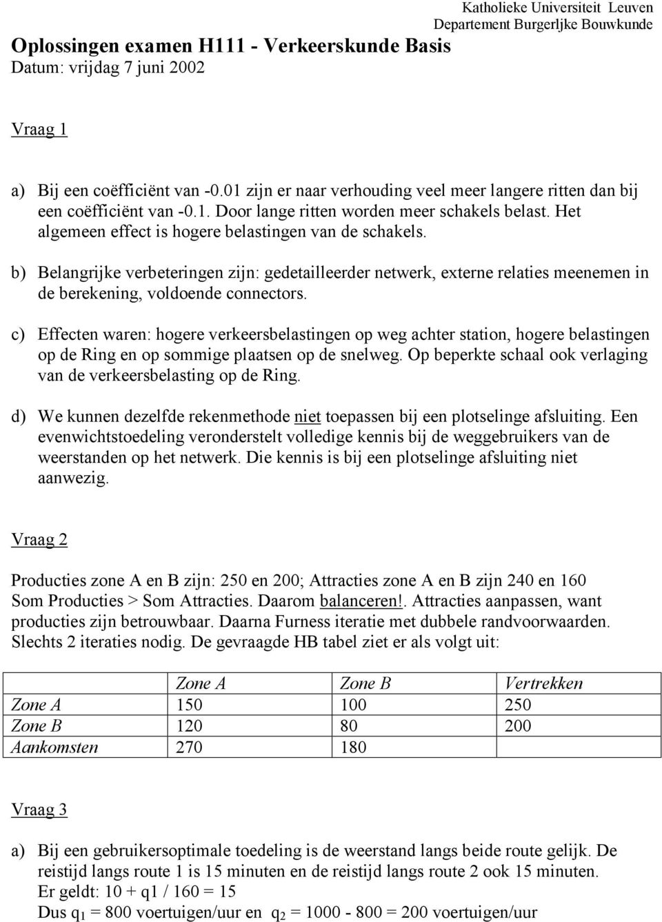 b) Belangrijke verbeteringen zijn: gedetailleerder netwerk, externe relaties meenemen in de berekening, voldoende connectors.