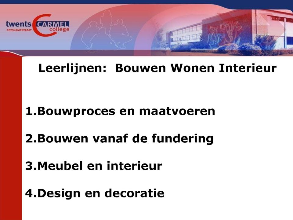 Bouwproces en maatvoeren 2.