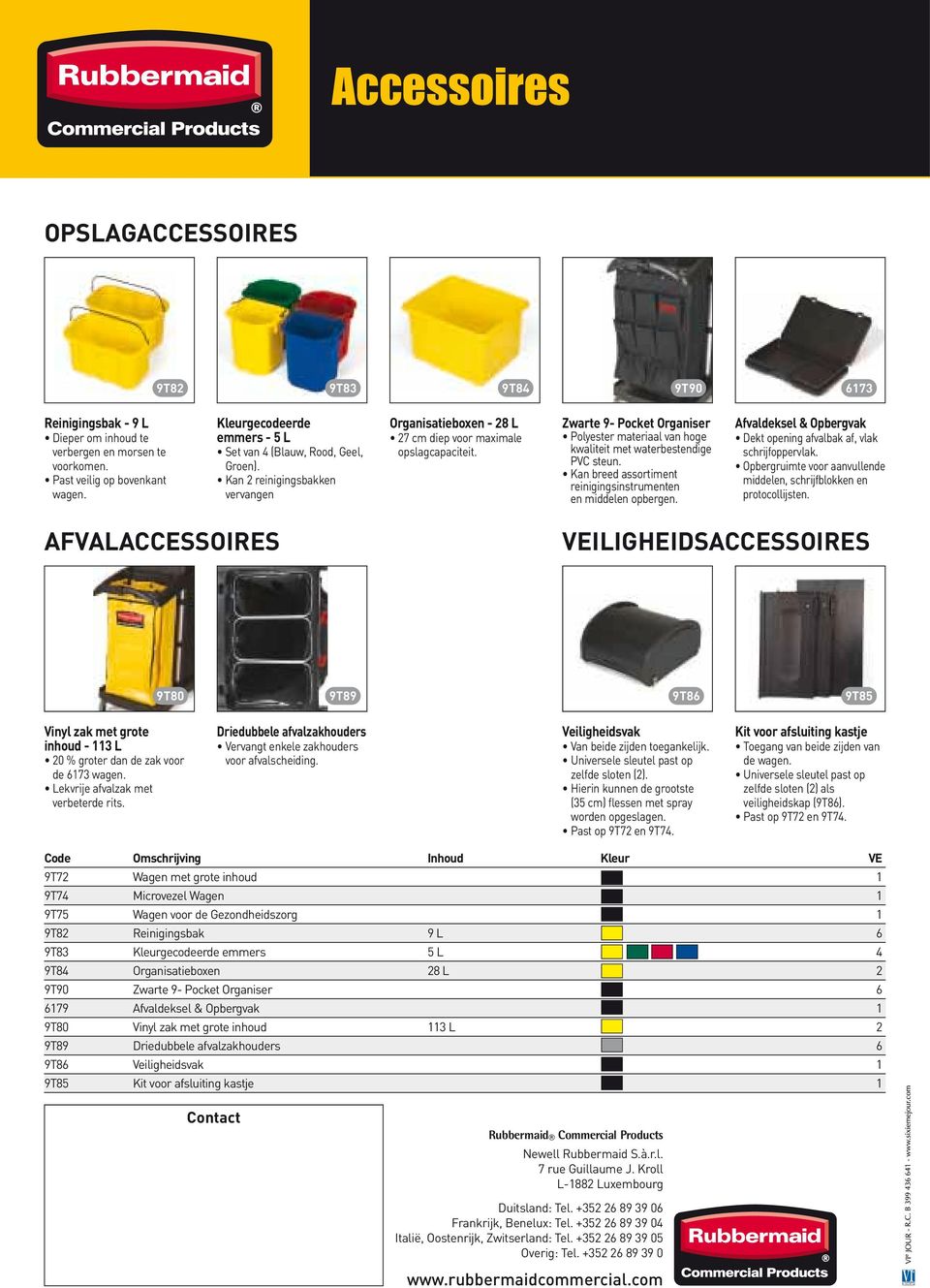 Zwarte 9- Pocket Organiser Polyester materiaal van hoge kwaliteit met waterbestendige PVC steun. Kan breed assortiment reinigingsinstrumenten en middelen opbergen.