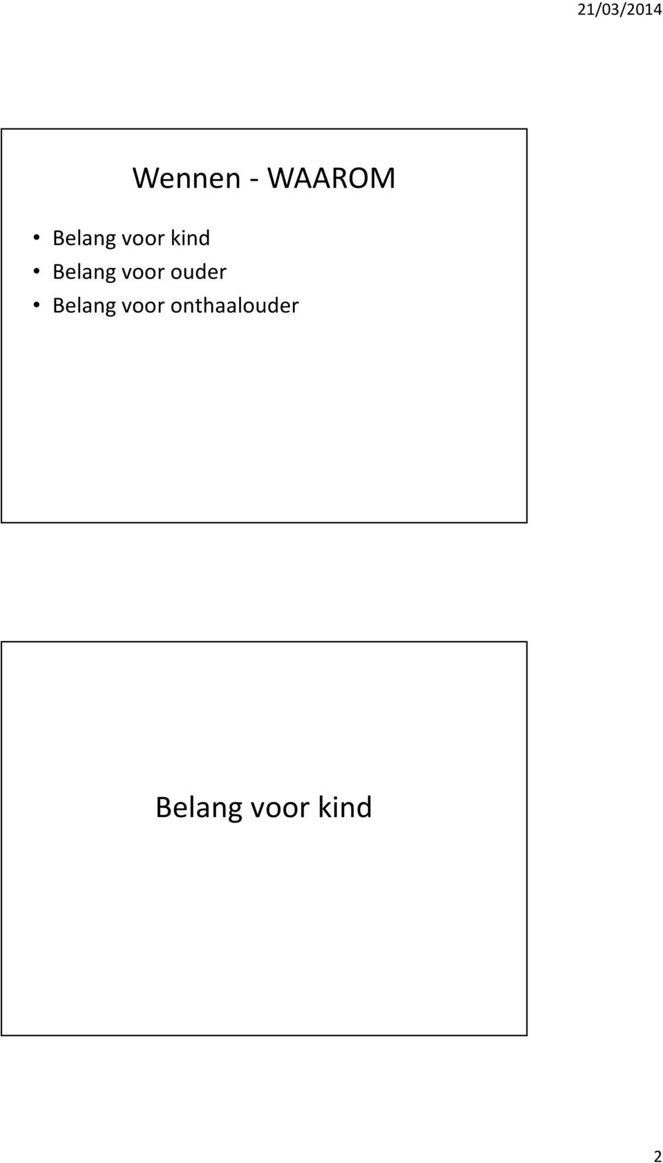 ouder Belang voor