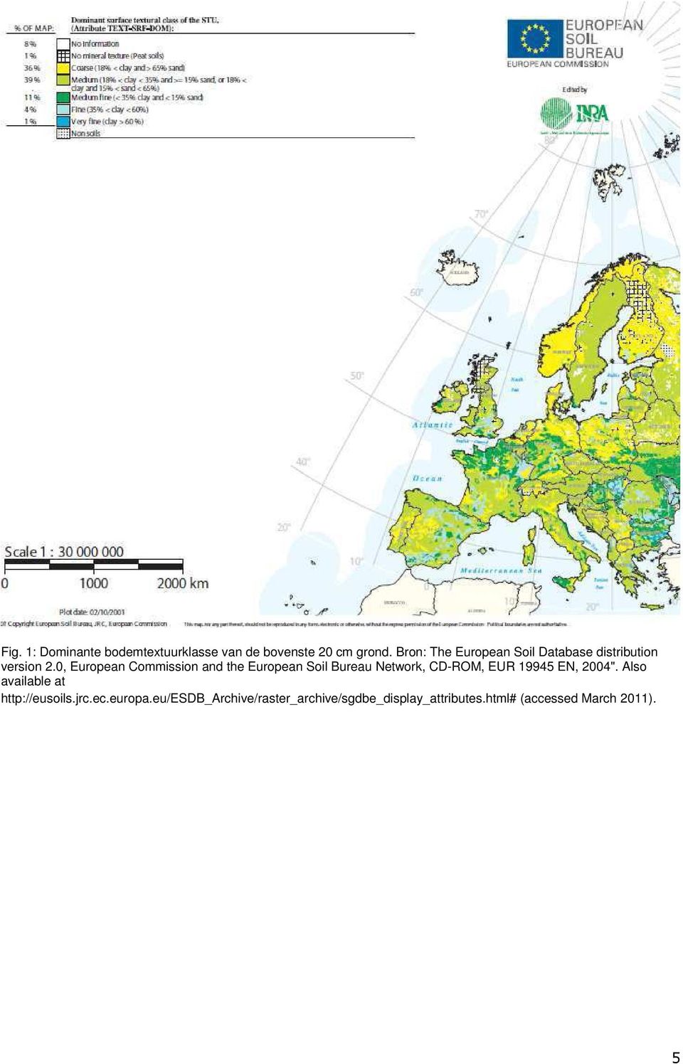 0, European Commission and the European Soil Bureau Network, CD-ROM, EUR 19945 EN,