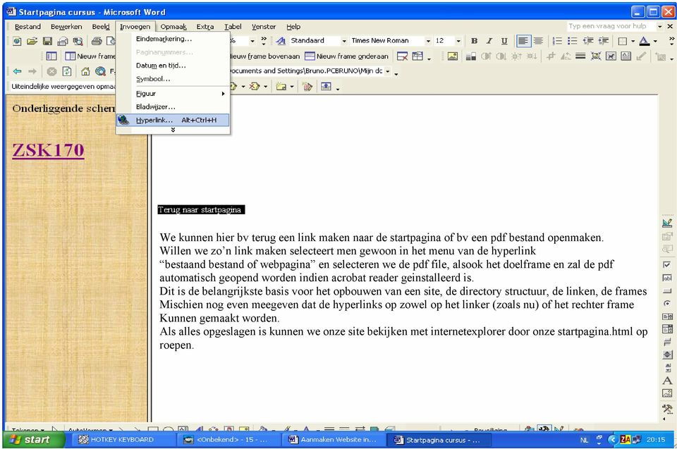 pdf automatisch geopend worden indien acrobat reader geinstalleerd is.