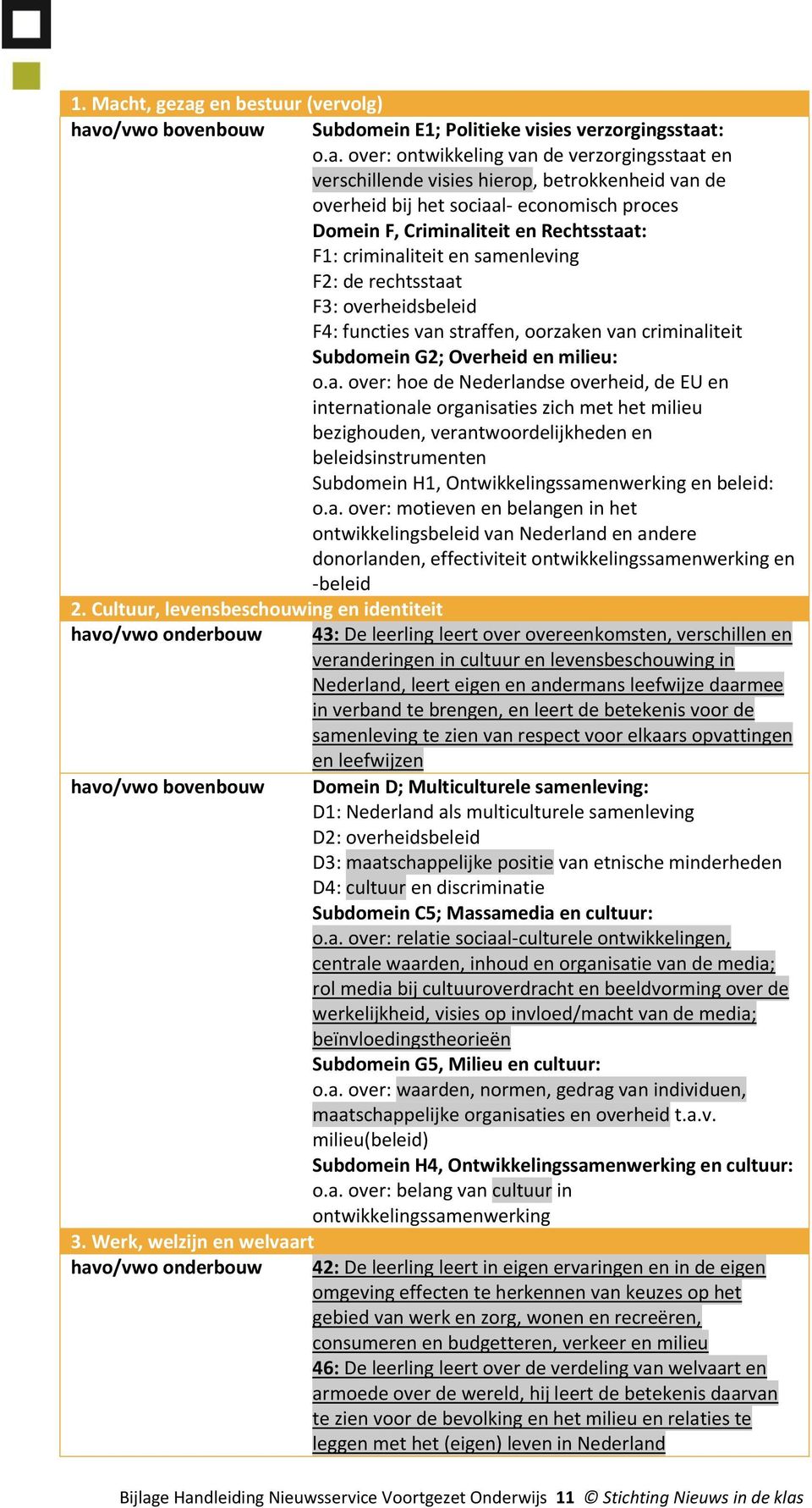 en bestuur (vervolg) hav