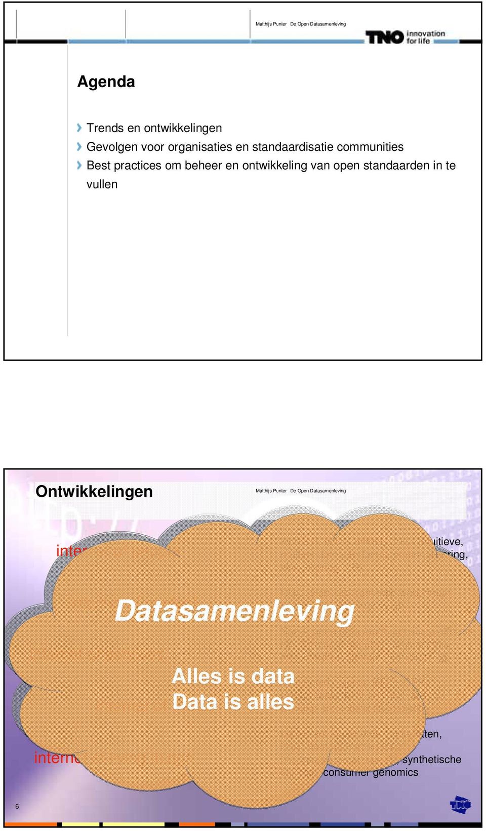 . internet of content internet of services Datasamenleving internet of things Alles is data Data is alles UGC, web 3.0, semantic web, smart search, the intelligent web.