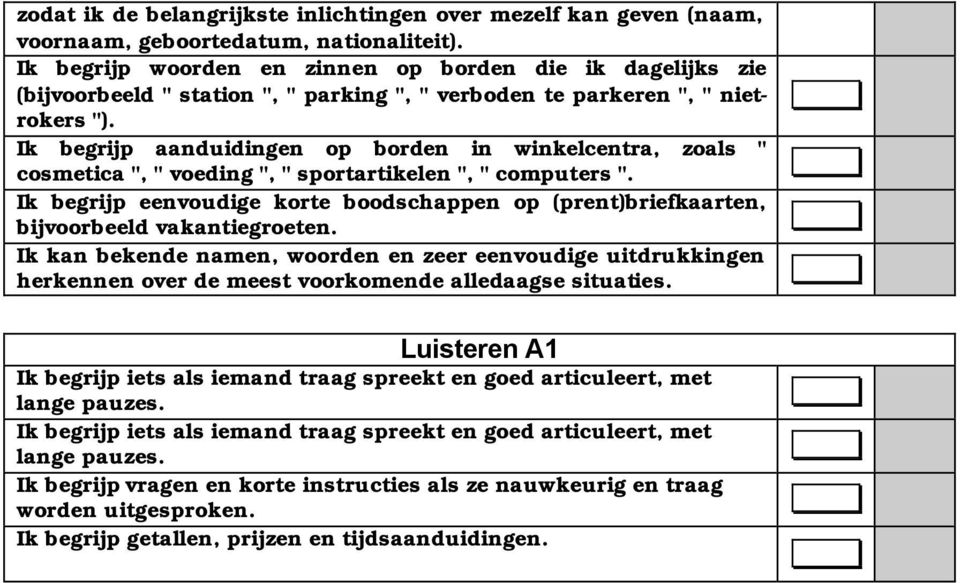 Ik begrijp aanduidingen op borden in winkelcentra, zoals " cosmetica ", " voeding ", " sportartikelen ", " computers ".