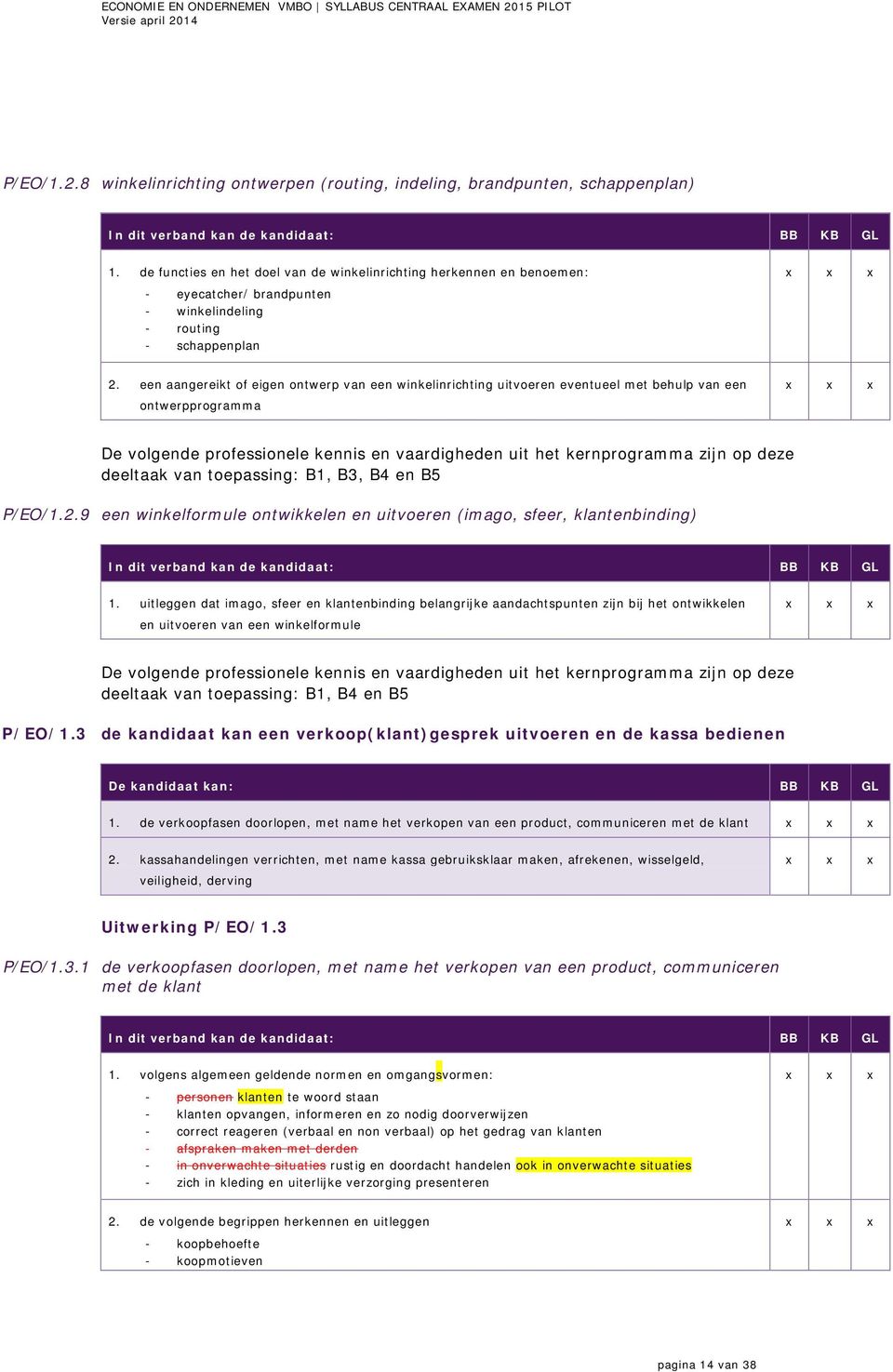 een aangereikt of eigen ontwerp van een winkelinrichting uitvoeren eventueel met behulp van een ontwerpprogramma deeltaak van toepassing: B1, B3, B4 en B5 P/EO/1.2.