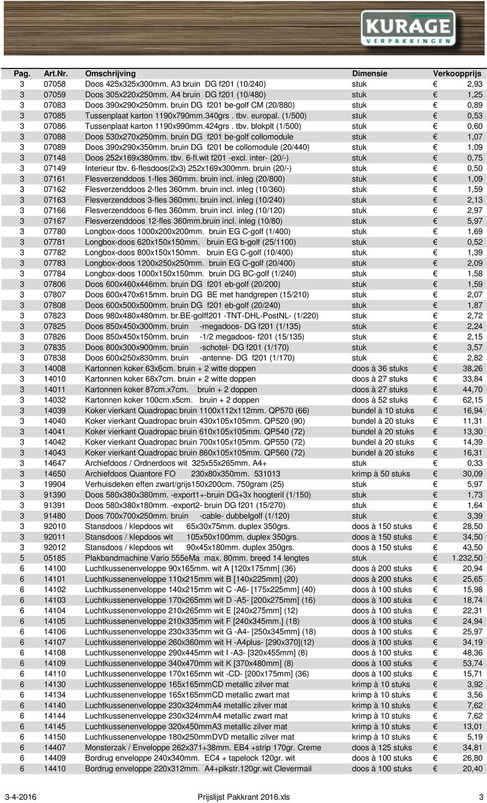 bruin DG f201 be-golf collomodule stuk 1,07 3 07089 Doos 390x290x350mm. bruin DG f201 be collomodule (20/440) stuk 1,09 3 07148 Doos 252x169x380mm. tbv. 6-fl.wit f201 -excl.