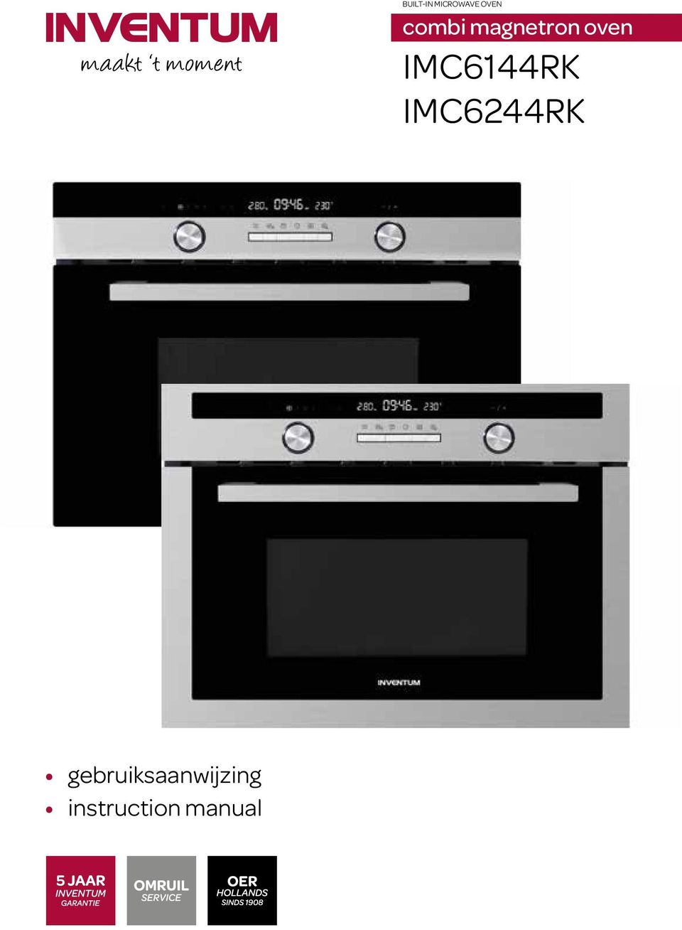 BUILT-IN MICROWAVE OVEN