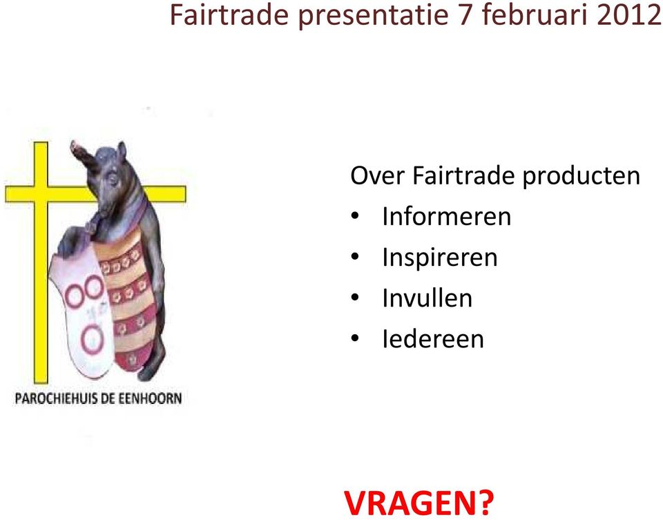 Fairtrade producten