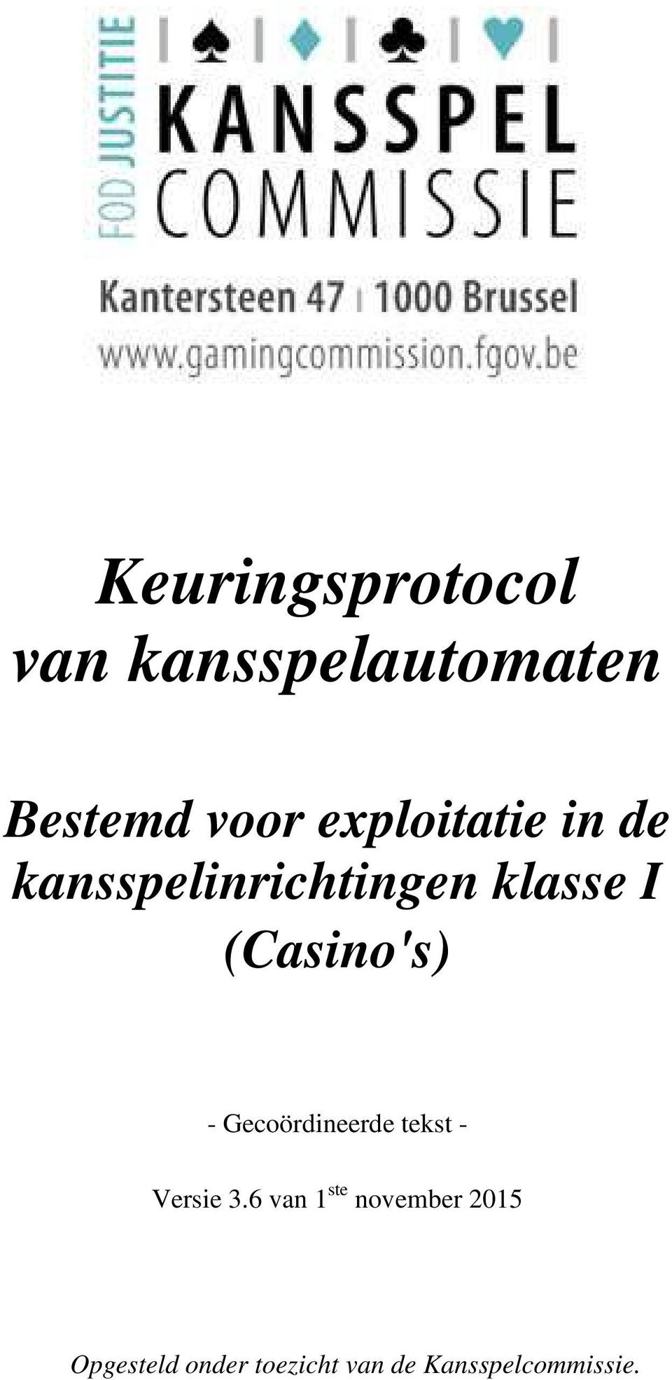 (Casino's) - Gecoördineerde tekst - Versie 3.