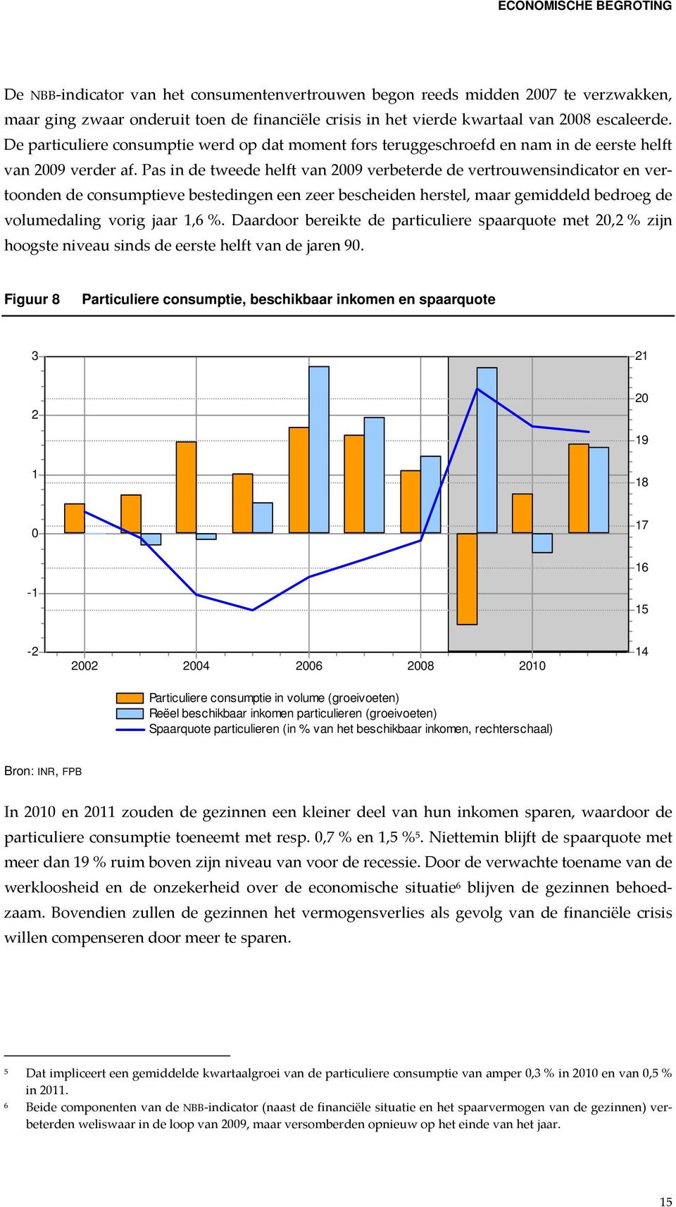 Pas in de tweede helft van 2009 verbeterde de vertrouwensindicator en vertoonden de consumptieve bestedingen een zeer bescheiden herstel, maar gemiddeld bedroeg de volumedaling vorig jaar 1,6 %.