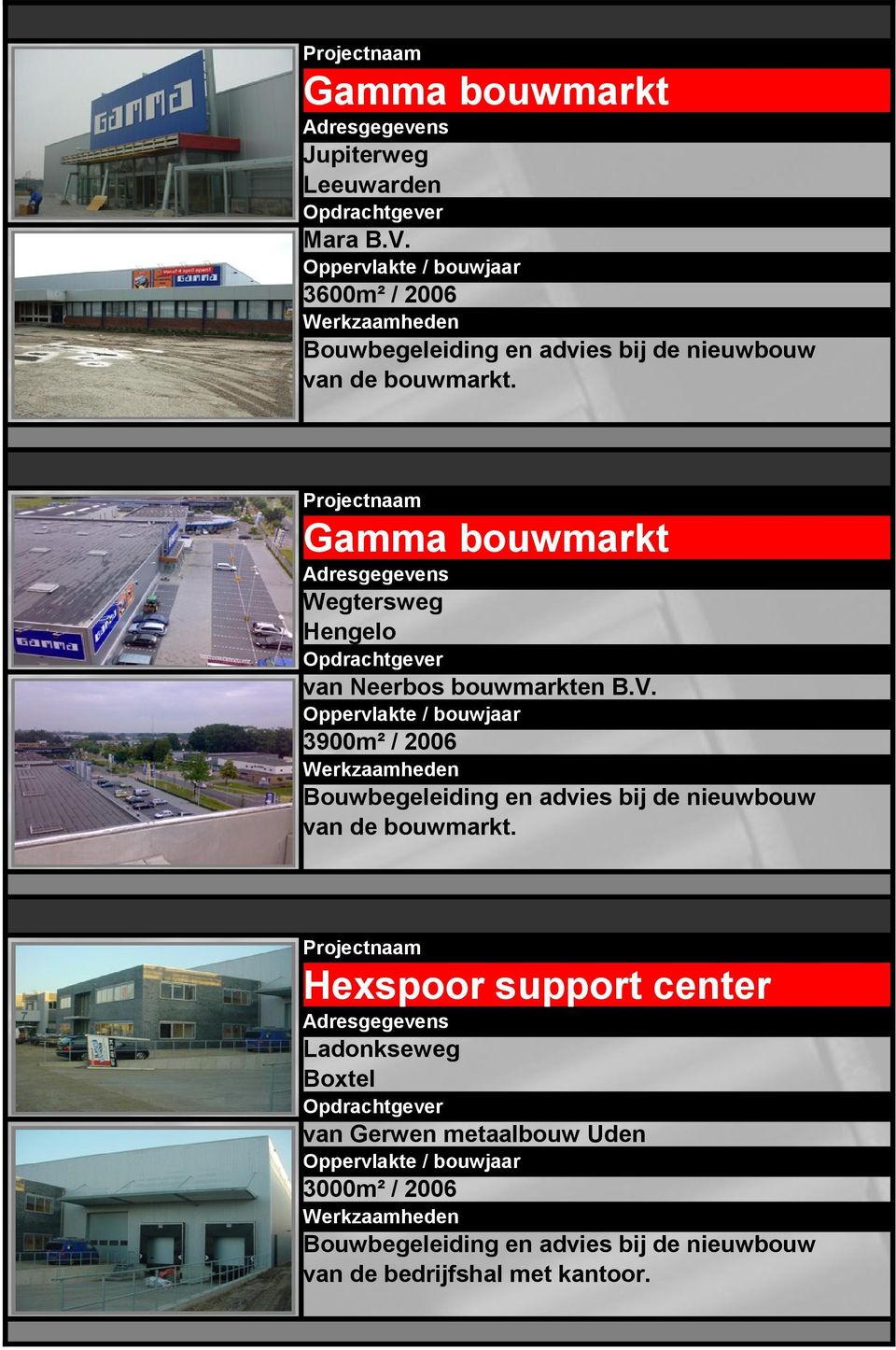 Hexspoor support center Ladonkseweg Boxtel van