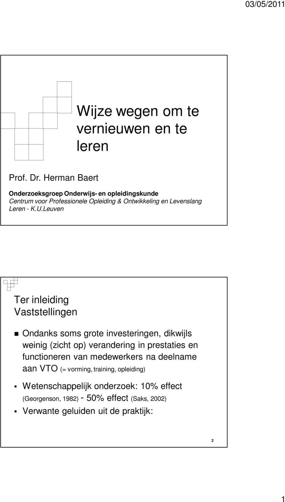 Leren - K.U.