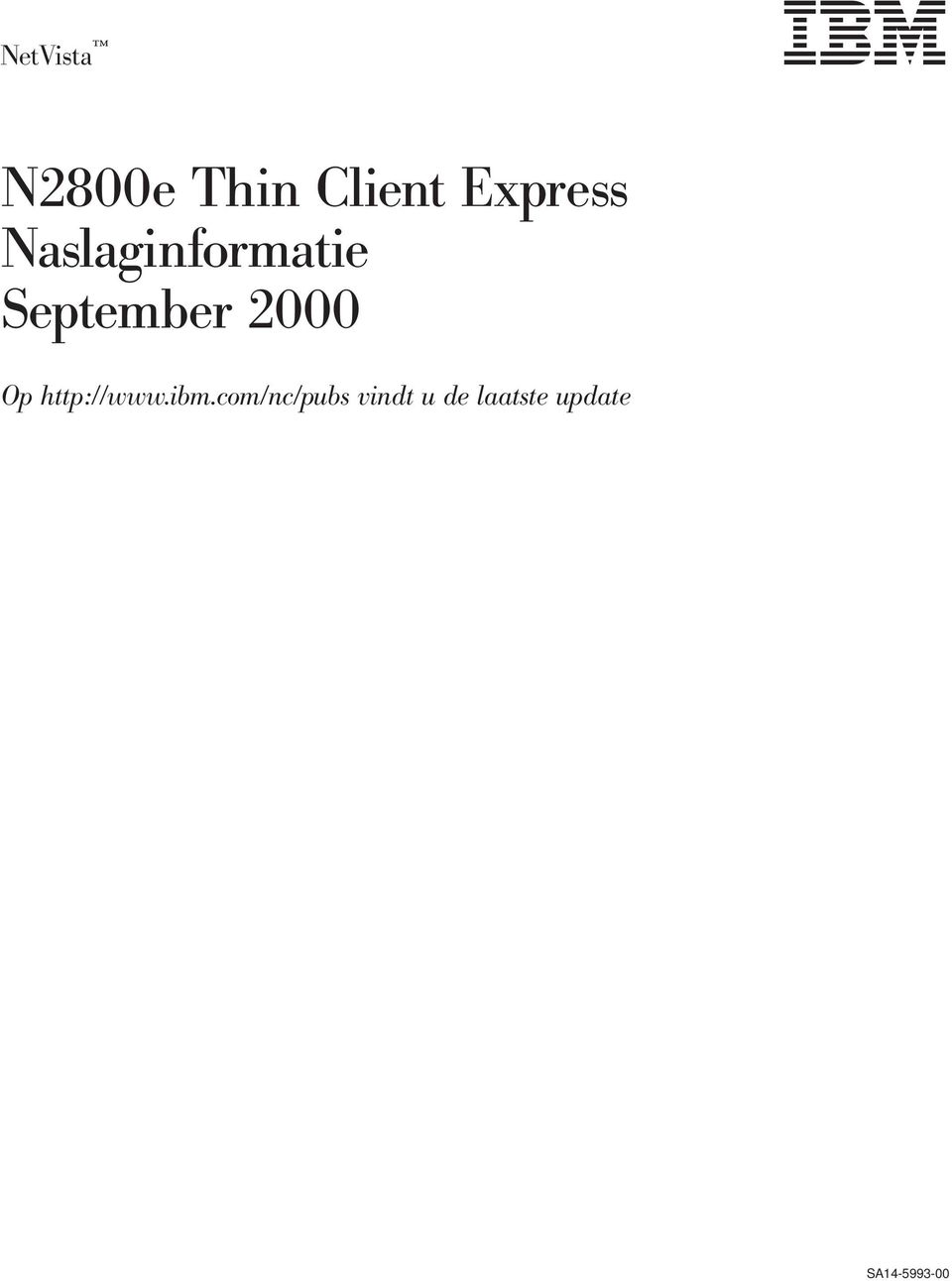 September 2000 Op http://www.ibm.